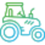 ikona traktor z klocków